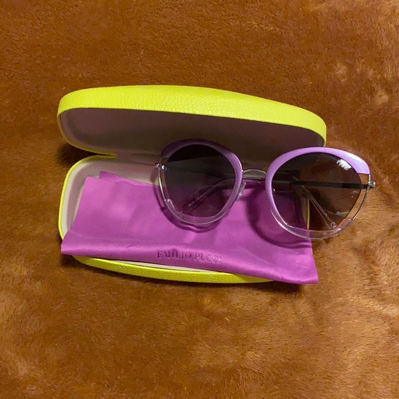 Emilio Pucci Accessories - Emilio Pucci sunglasses. Purple with silver